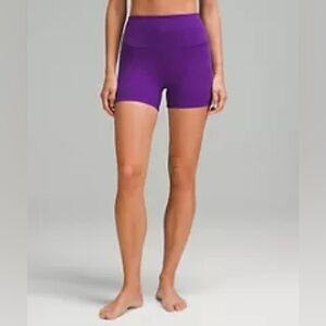 lululemon athletica Vibrant Purple Bike Shorts